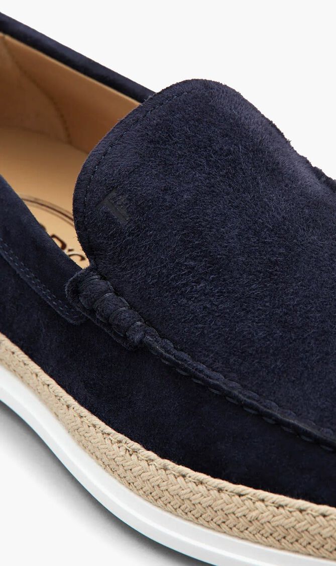 Suede Slip On Loafers