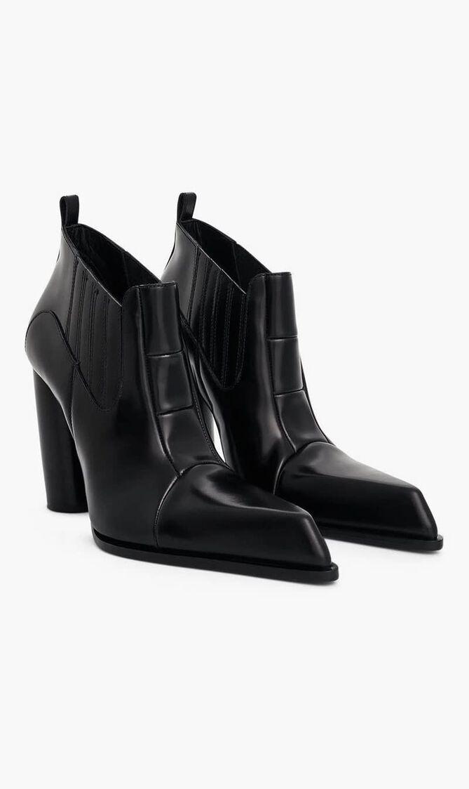 MOON BEATLE SHADE ANKLE BOOT BLACK BLACK