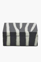 Zebra Print Decorative Box