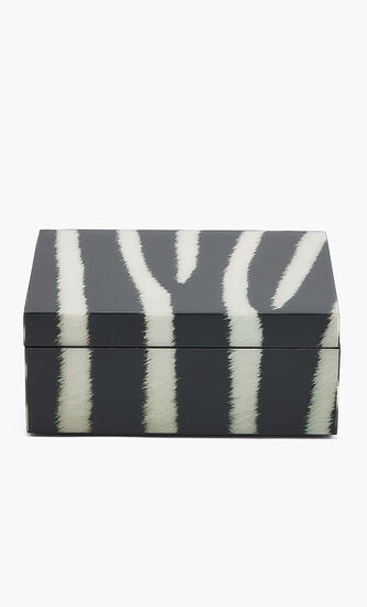 Zebra Print Decorative Box