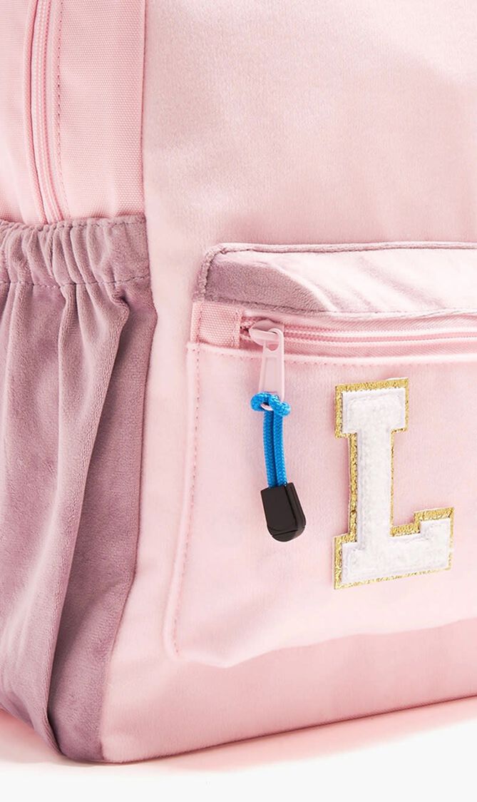 Chenille Sparkle Letter 'L' patch