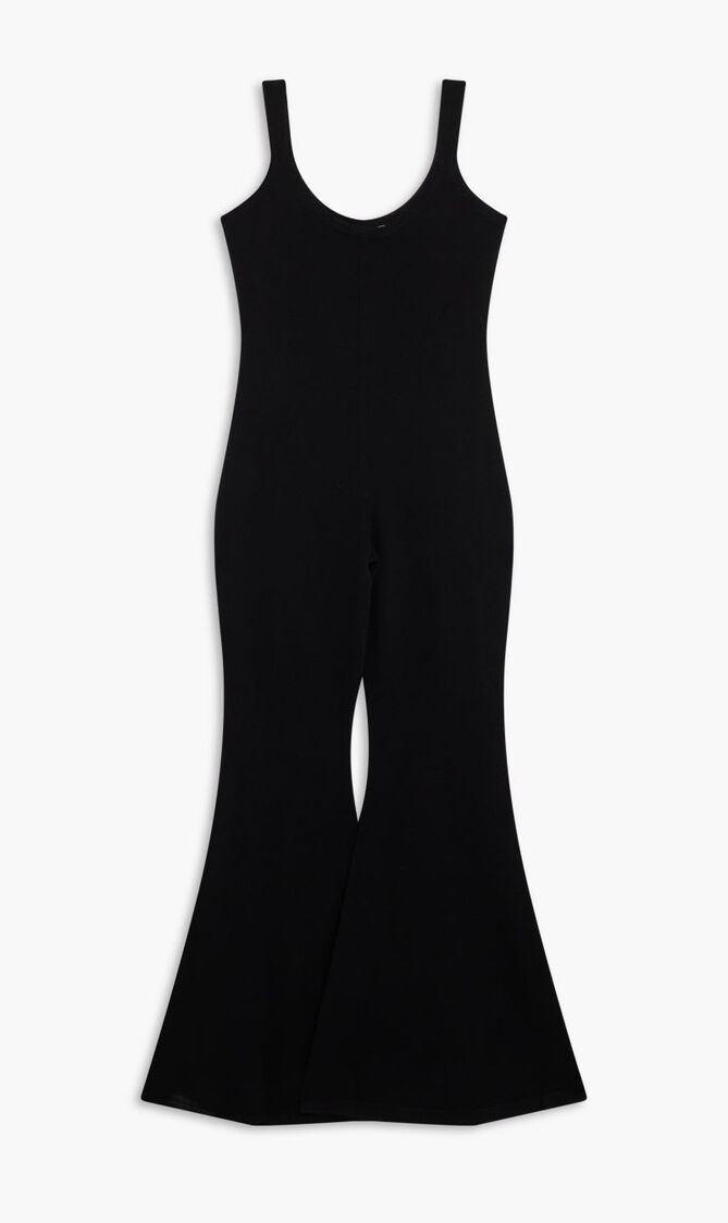 CASHMERE FLARE JUMPSUIT