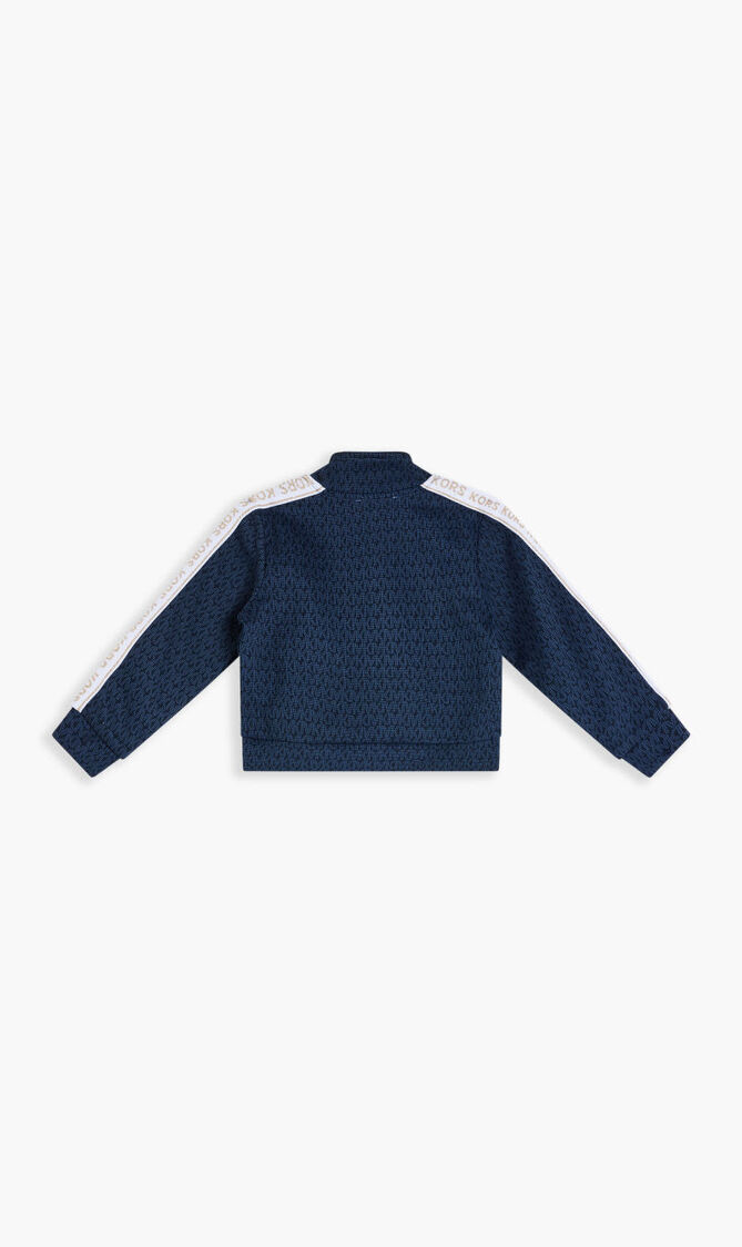 All Over Print Zip Sweatshirt