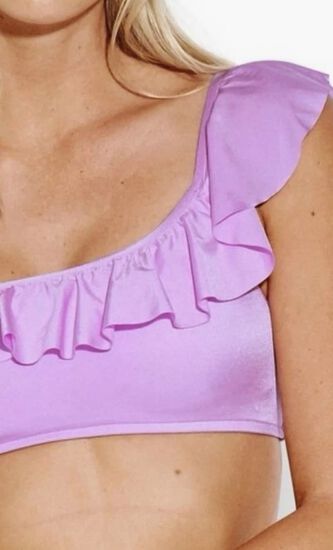 Shine On One Shoulder Bikini Top