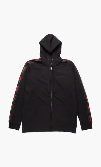 Logo Tape Zipped Hoody