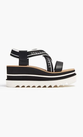Elyse Striped Platform Sandals