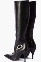 CRESCENT BOOT BLACK SILVER CRESCENT BOOT BLACK SILVER
