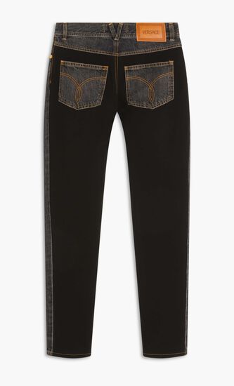 DENIM JEANS SKINNY INSERT JERSEY