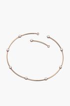 Constella Necklace, White, Rose-Gold Tone Plated