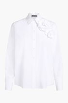 FLOWER POPLIN BLOUSE