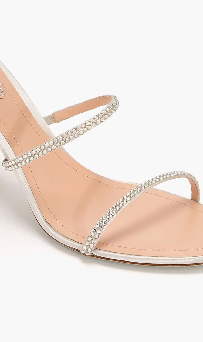 Grey Satin/C.Silver Shade Strass