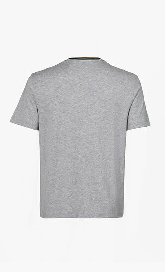 Tipped Rib Collar Tee