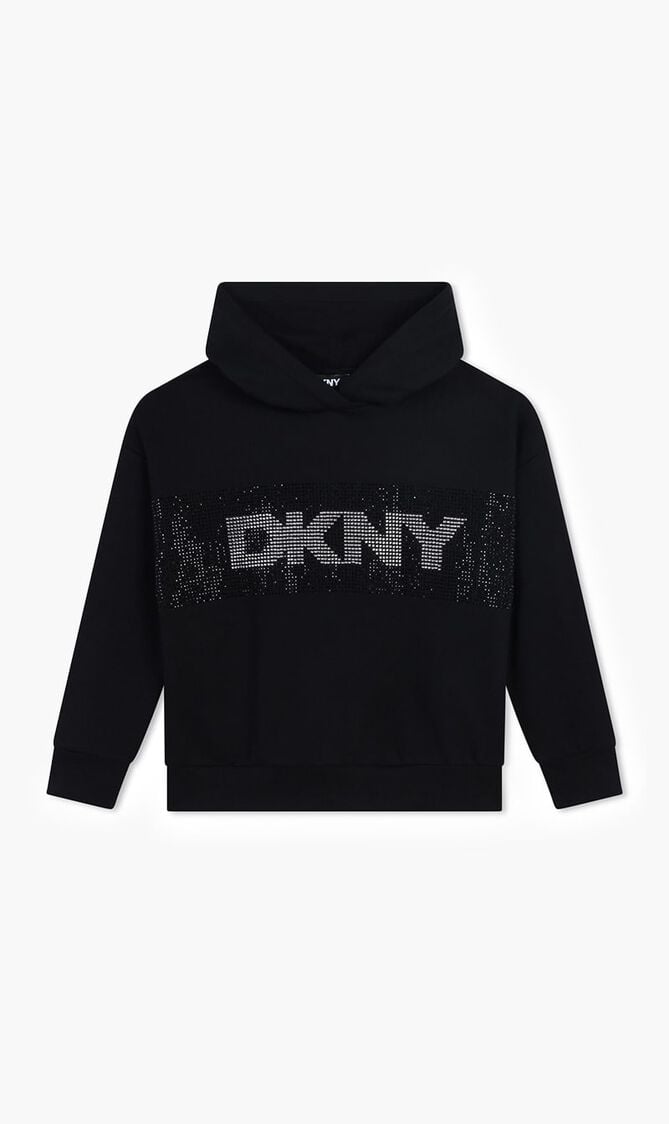 Rhinestone Logo Hoodie