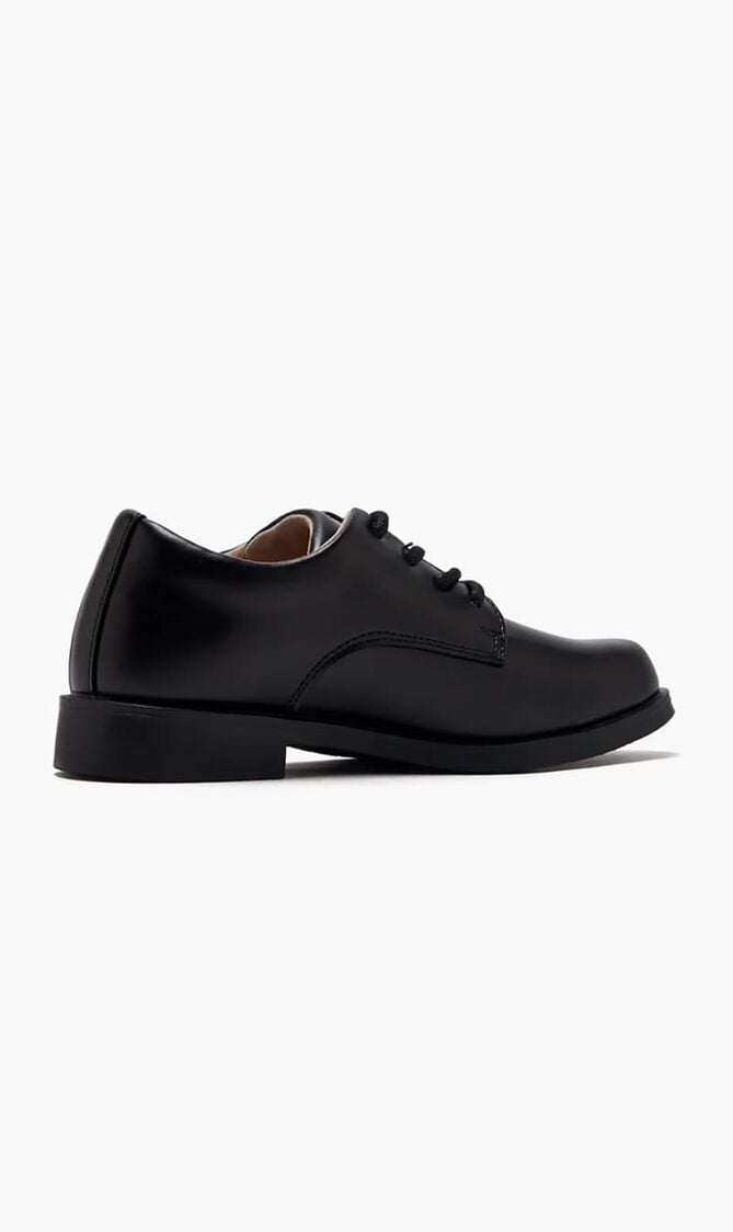 LOW CUT LACE UP SHOE BLACK