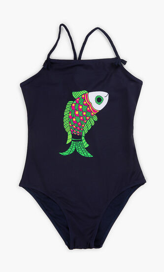 One-piece Sweet Fishes Swimsuit