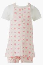 Logo Print Dress Set