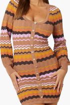 Virginia Chevron Dress Swtr
