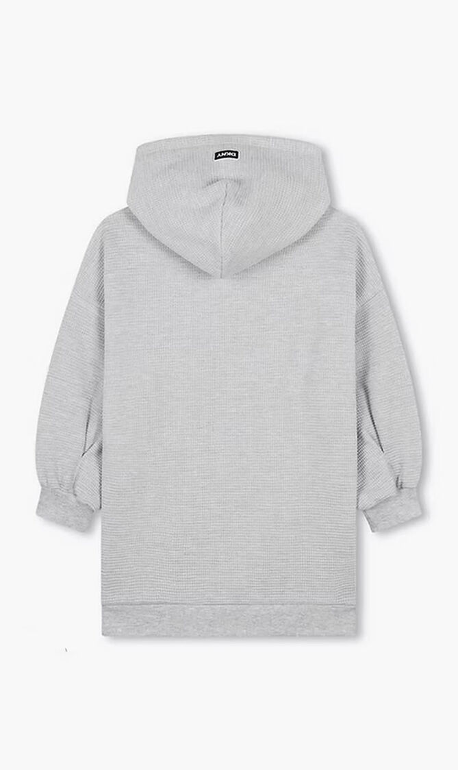 Logo Embroidered Hooded Dress