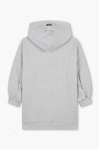 Logo Embroidered Hooded Dress