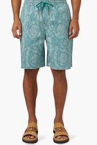 SHORT DENIM DENIM CHAMBRAY JACQUARD BAROCCO RINSED