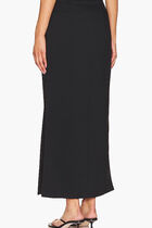 IRENA SIDE SPLIT MAXI SKIRT- BLACK