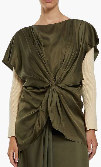 Draped Detail Top