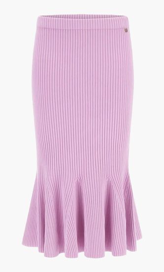 Marciano Low Ruffles Midi Skirt