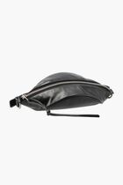 Logo Debossed Leather Belt Bag