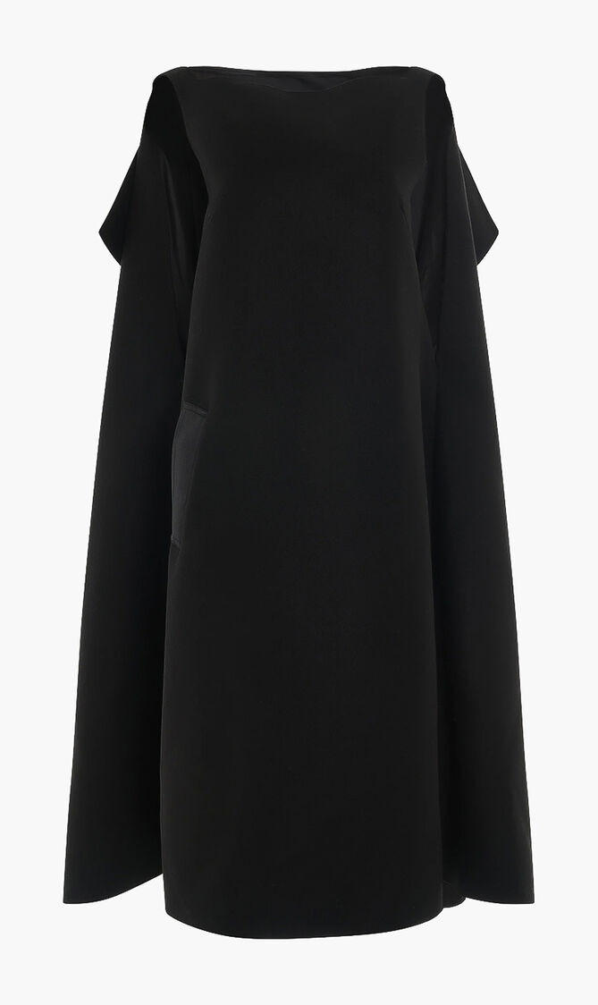 Sleeveless Cape Dress