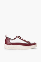 Shea Two Tone Faux Leather Sneakers