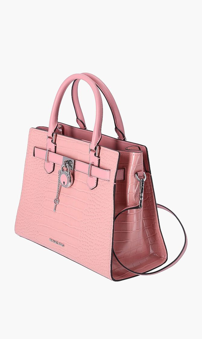 Textured Leather Tote Bag