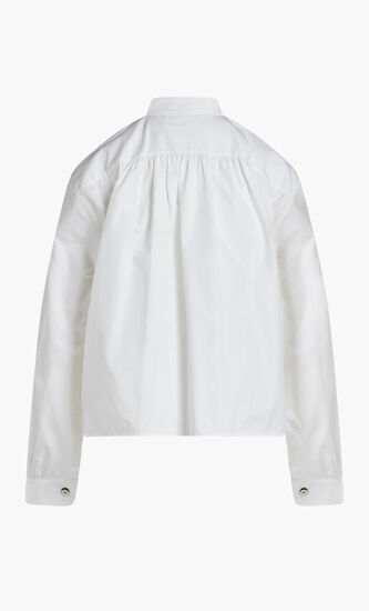 SHIRT 49 EMB HEAVY ORGANIC COTTON POPLIN