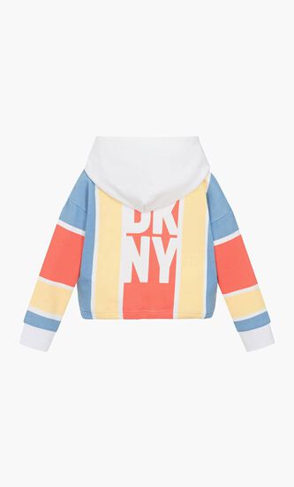 Striped Cotton Hoodie