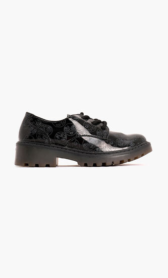 Casey Printed Leather Derby