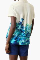 Oceanside Views Talulla Silk Camp Shirt