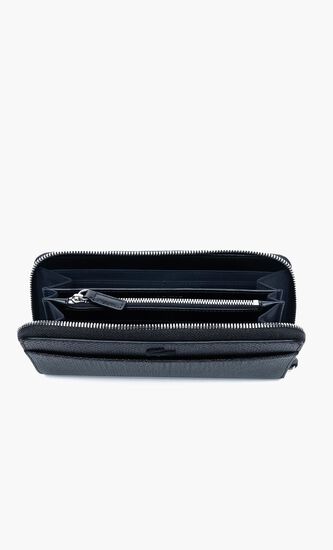 Noir Long Zip Wallet