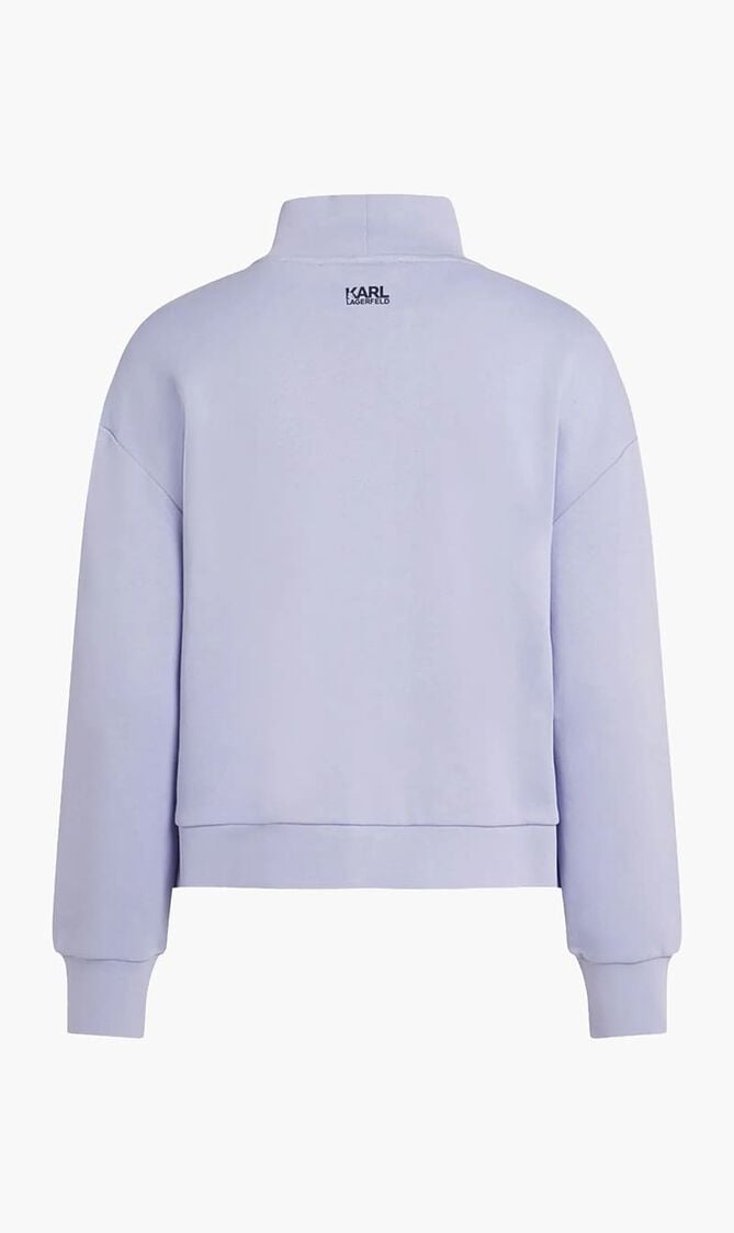 Choupette Patch Turtleneck Sweatshirt