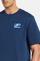 GREEK TEMPLE RUBBER PATCH OVERSIZED T SHIRT