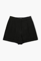 Linen Pleated Shorts