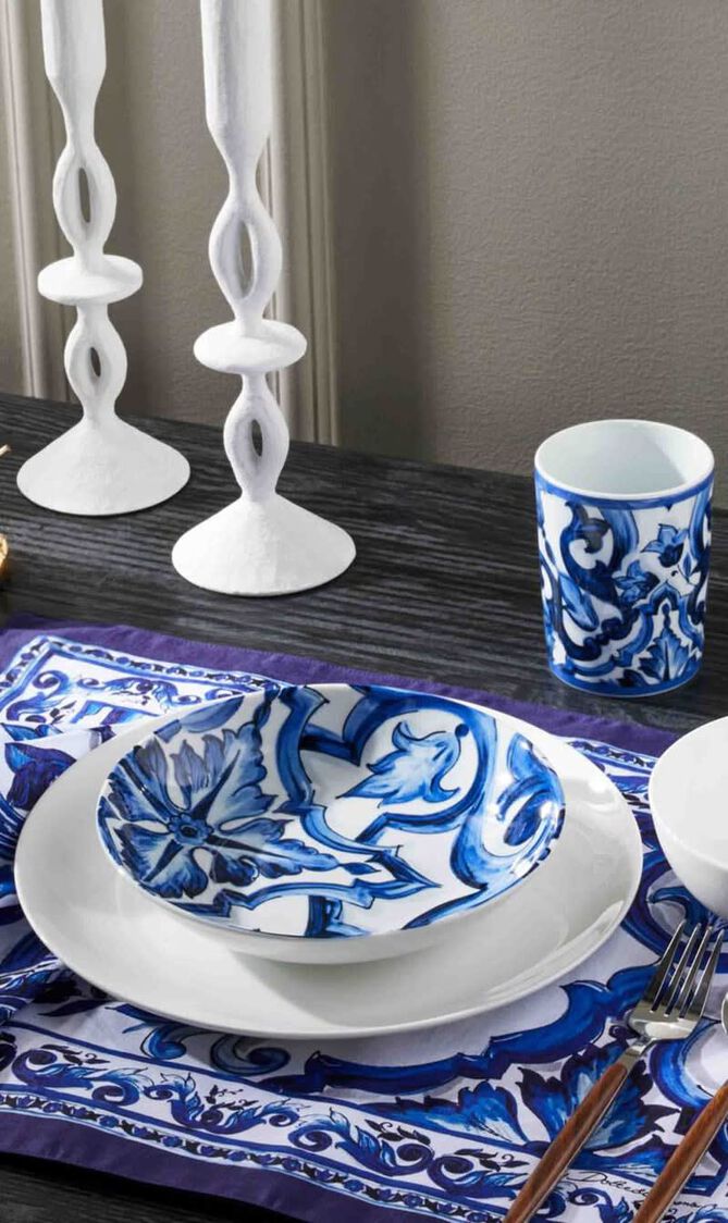 DGA MEDITERRANEAN BLUE SET PLACEMAT & NAPKIN