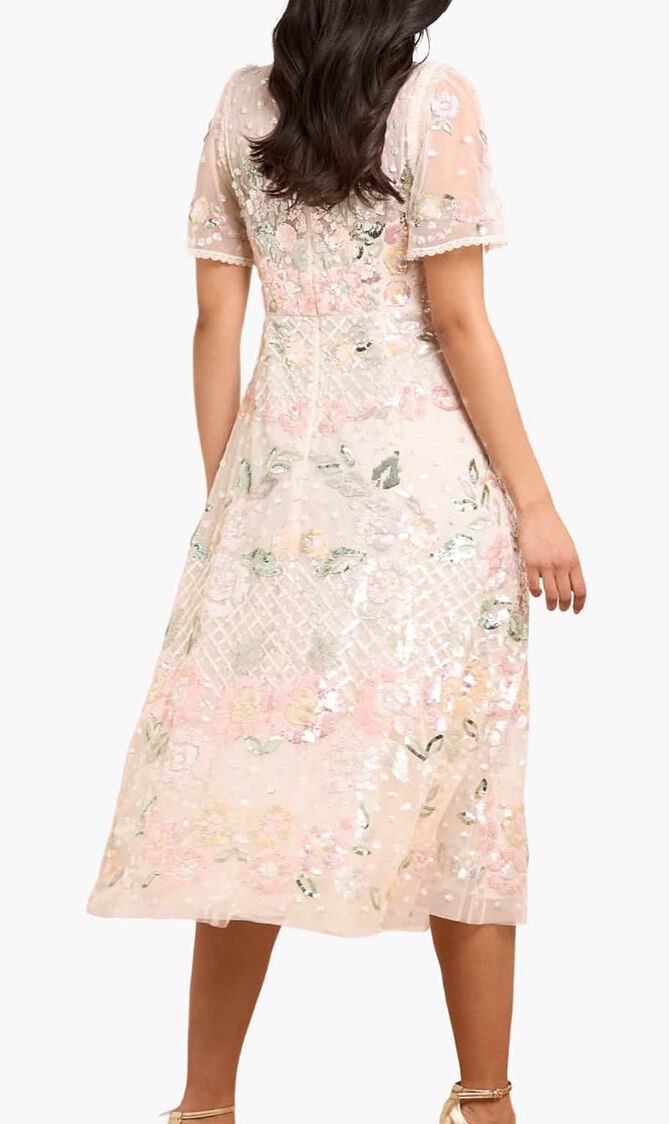Rosalie Short Sleeve Ballerina Dress