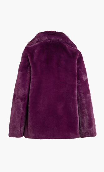 Corinne Mid Length Fur Jacket