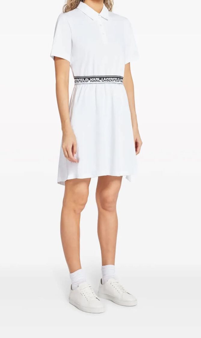 LOGO TAPE SHIRT DRESS