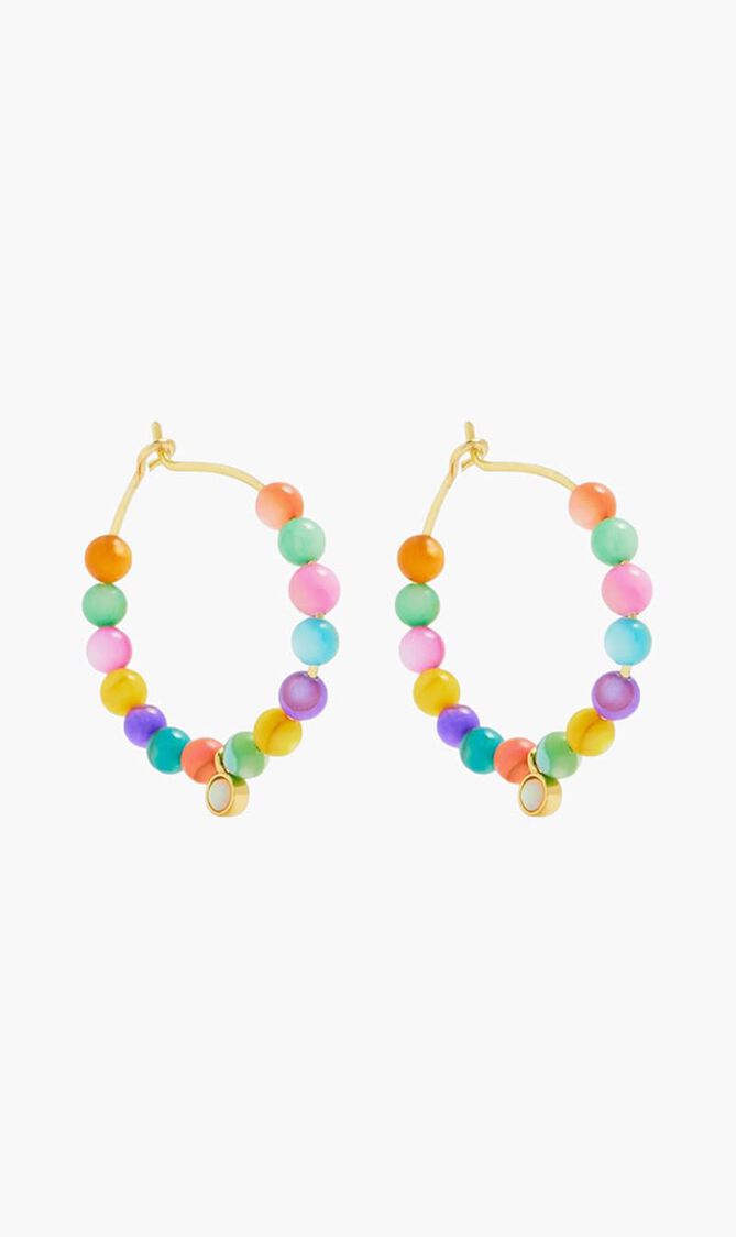 Carnival Hoop Earrings