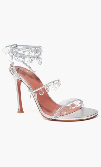 Pendant Charms Lace Up Heels