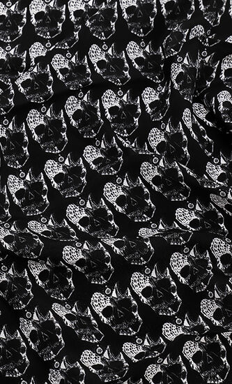 Lotty Ethnic Skull Square Scarves