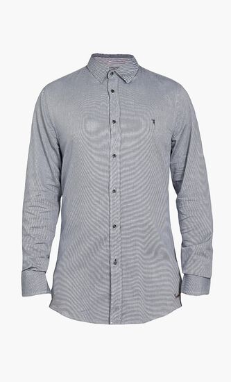 Regular Fit Microwave Shirt