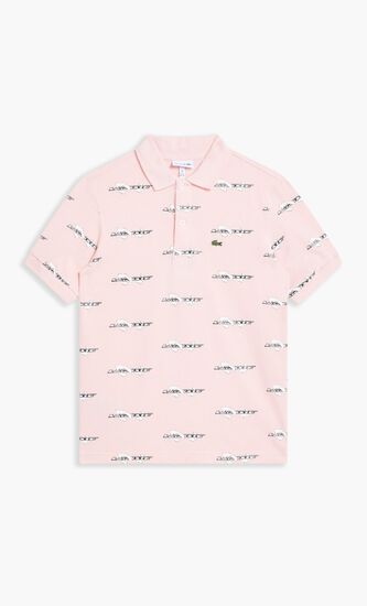 SHORT SLEEVED RIBBED COLLAR SHIRT