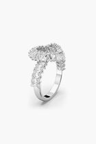 SJC MATRIX RING HRT WOVEN WHI/RHS 55 MM