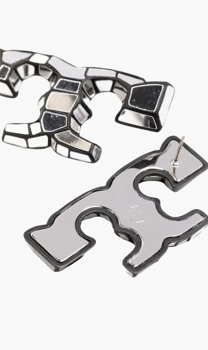 Miller Pave Triple Hoop Earrings